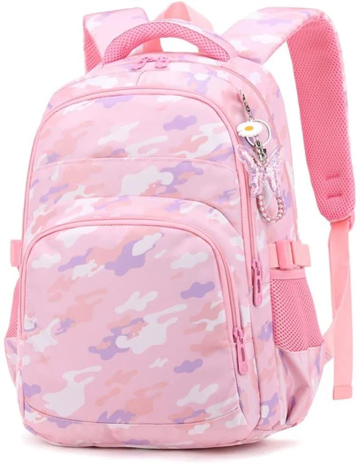 Pink Camouflage Rucksack